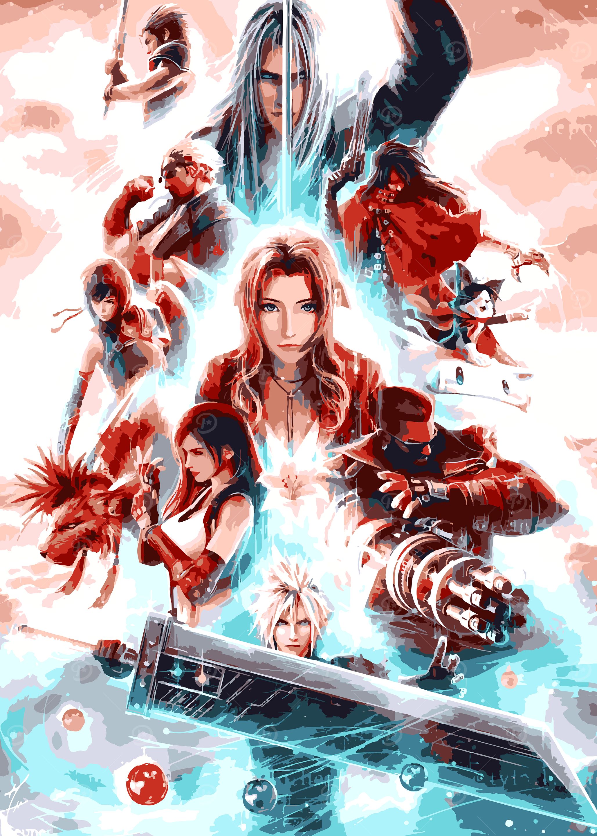Final fantasy vii Posters Online - Shop Unique Metal Prints