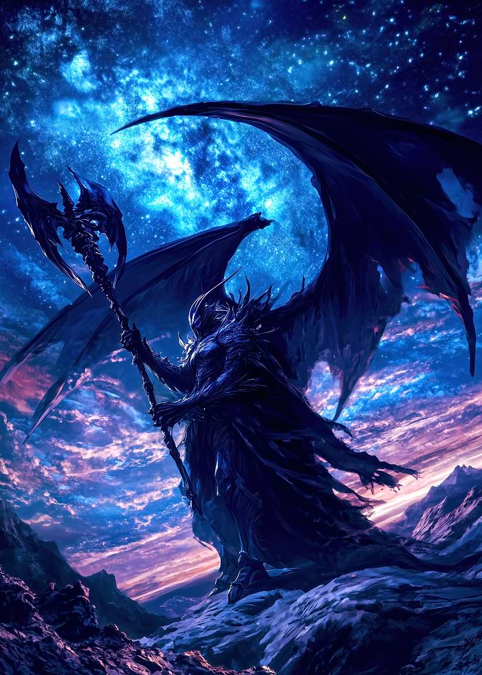Fantasy Dark Fallen Angel