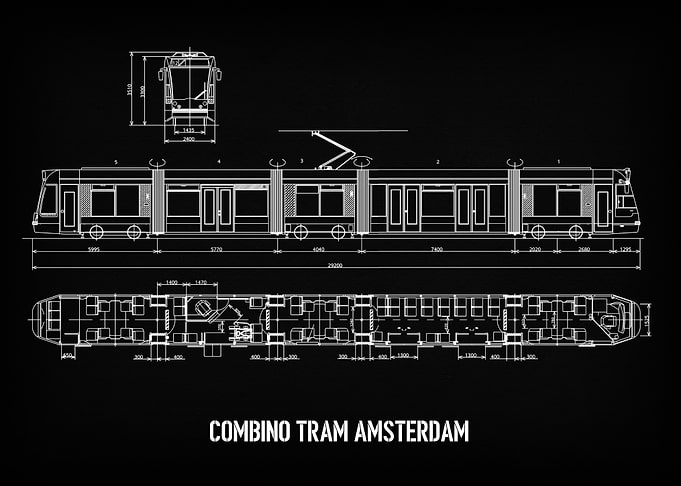 Combino Tram Amsterdam