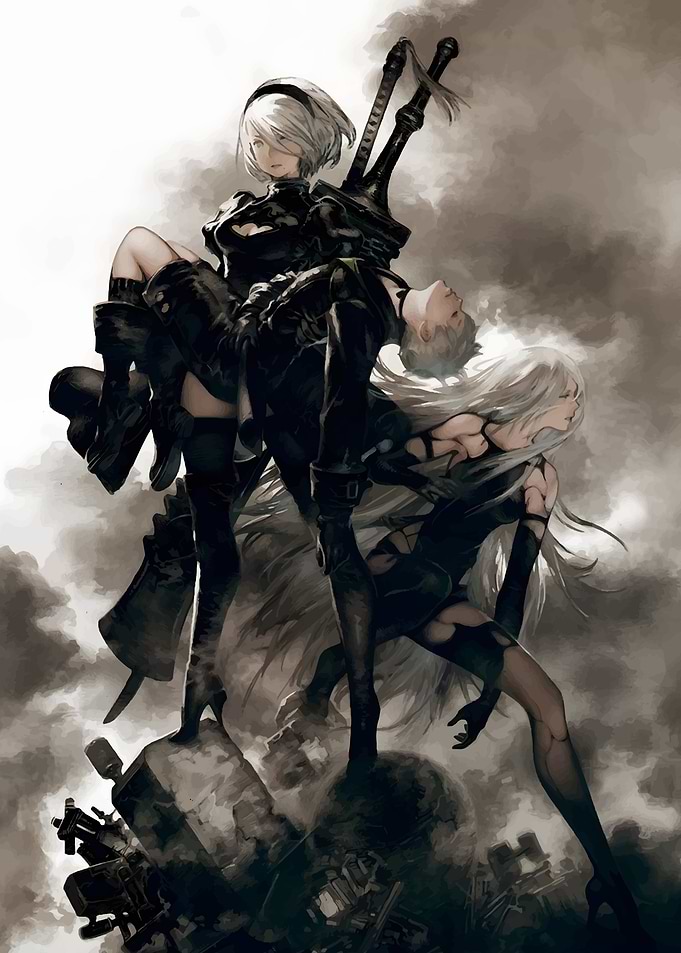 2B & 9S Nier Automata