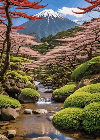 Mount Fuji Landscape