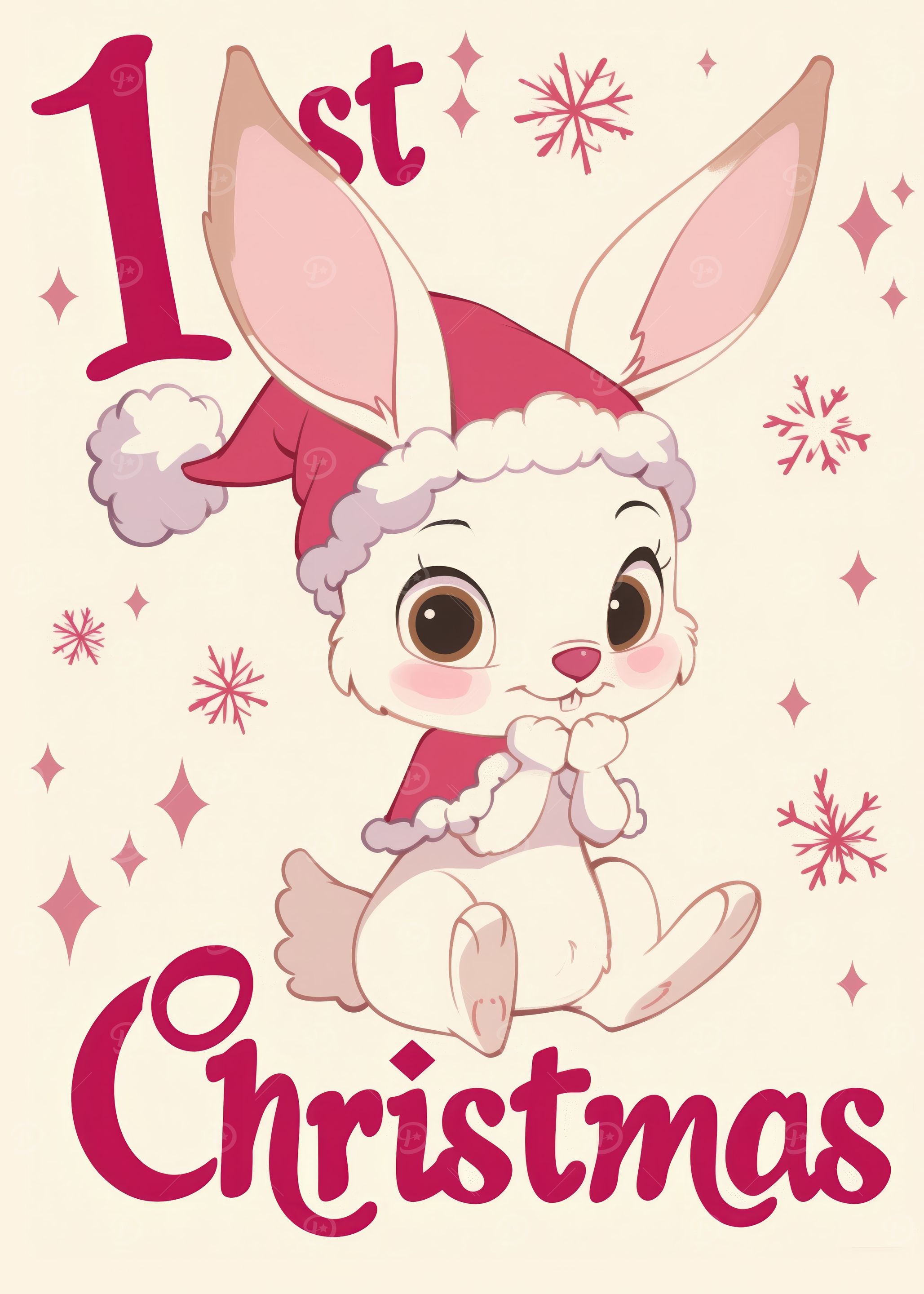 First Christmas Baby Bunny