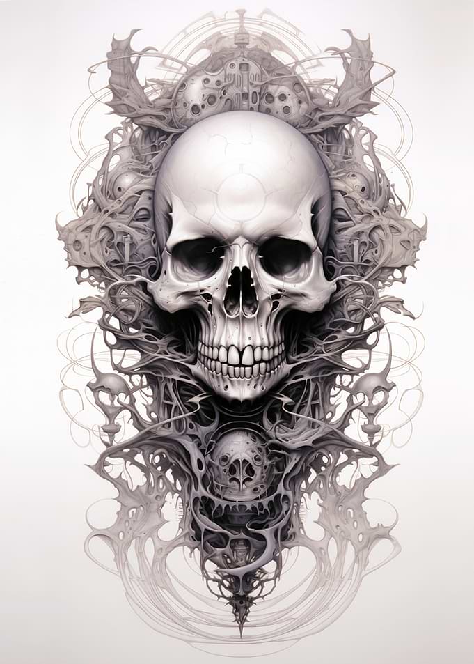 Skull in Organic Form