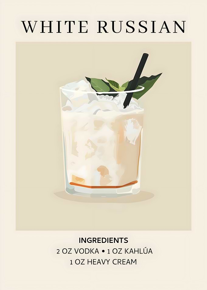 White Russian Cocktail