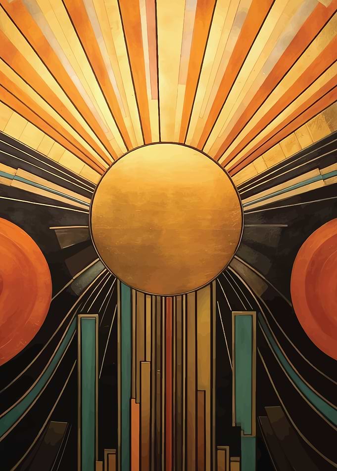 Art Deco Sunburst