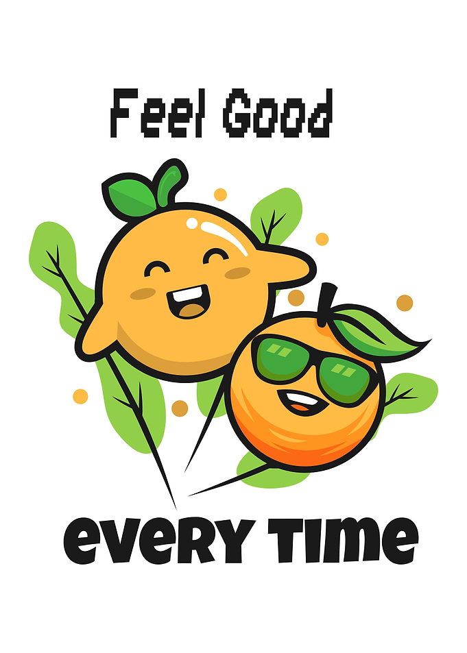 Happy Orange Friends