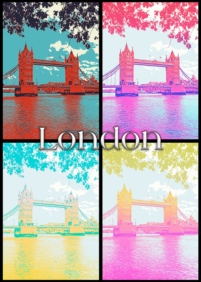 London Bridge Pop Art