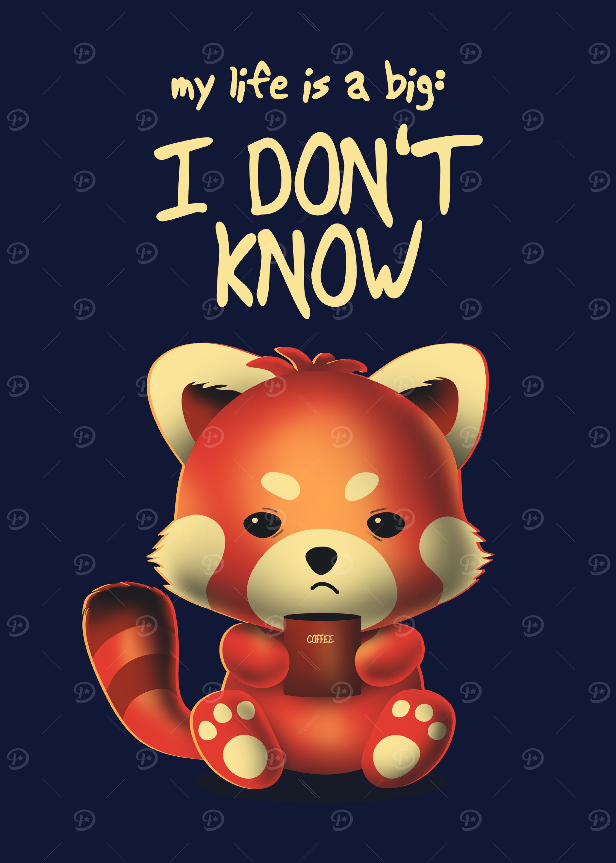 Red Panda - My life is a big: ''I DON'T KNOW'