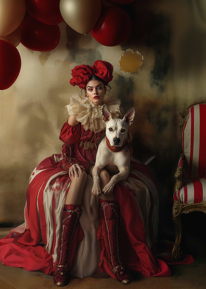 Red & White Circus Fashion