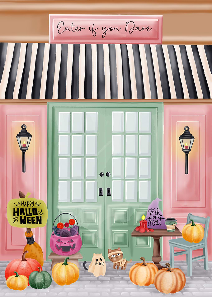 Halloween Shop Entrance