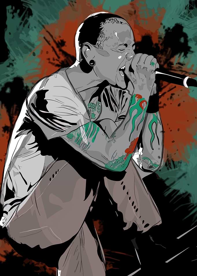 Chester Bennington Digital Art