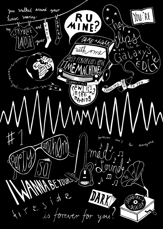Music Lyrics Art Print