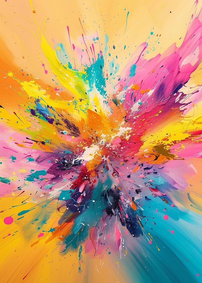 Abstract Color Explosion