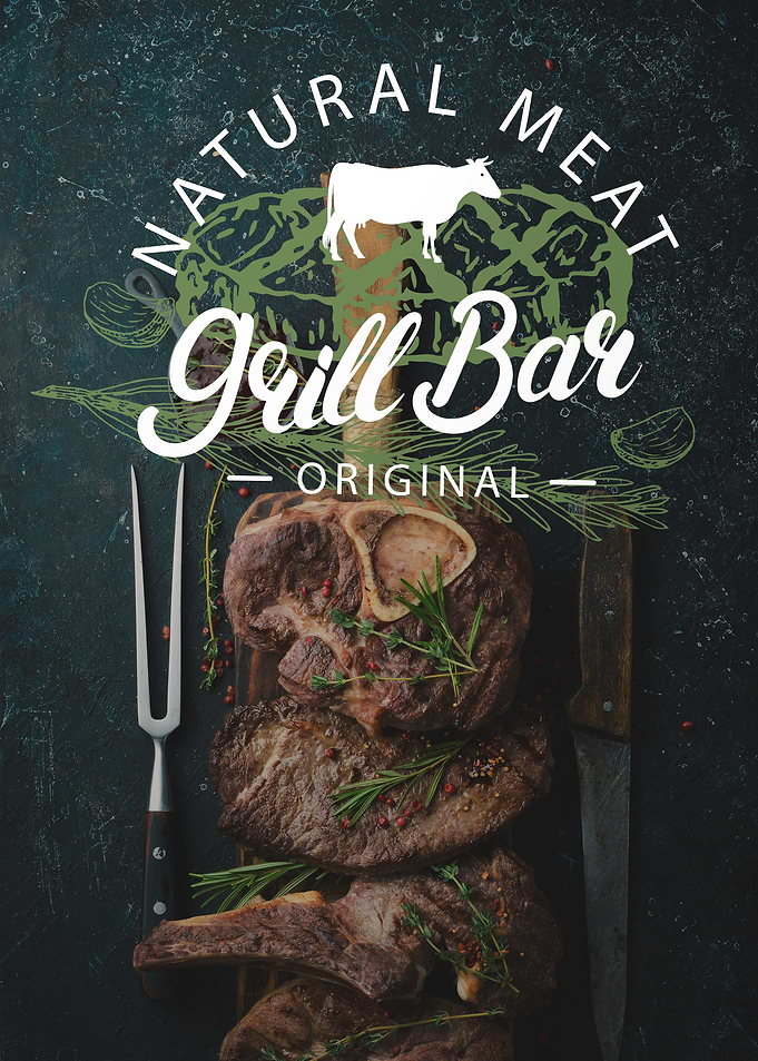 Natural Meat Grill Bar Logo