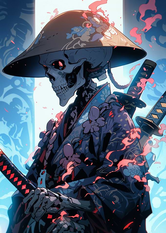Samurai Skeleton