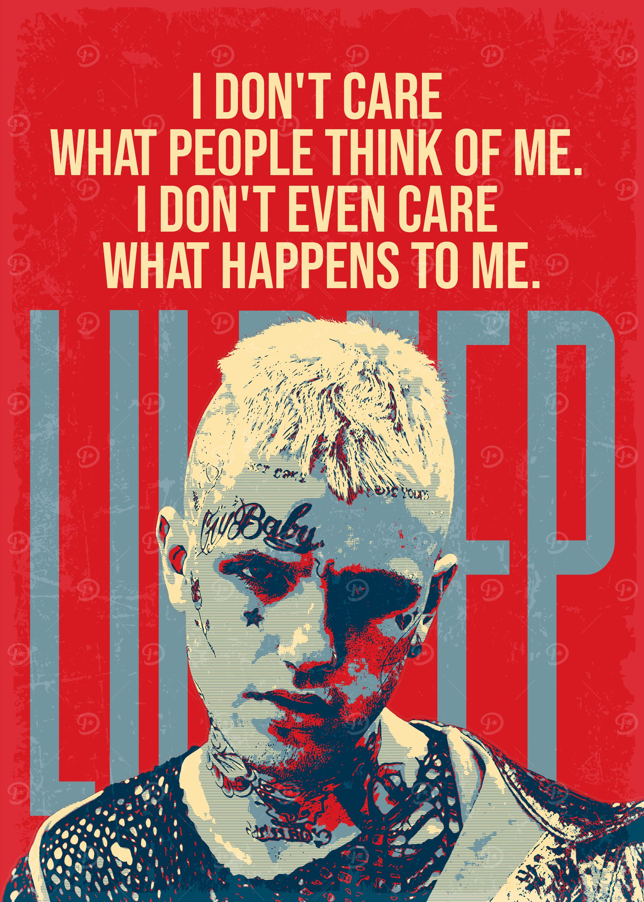 Lil Peep Quote Poster