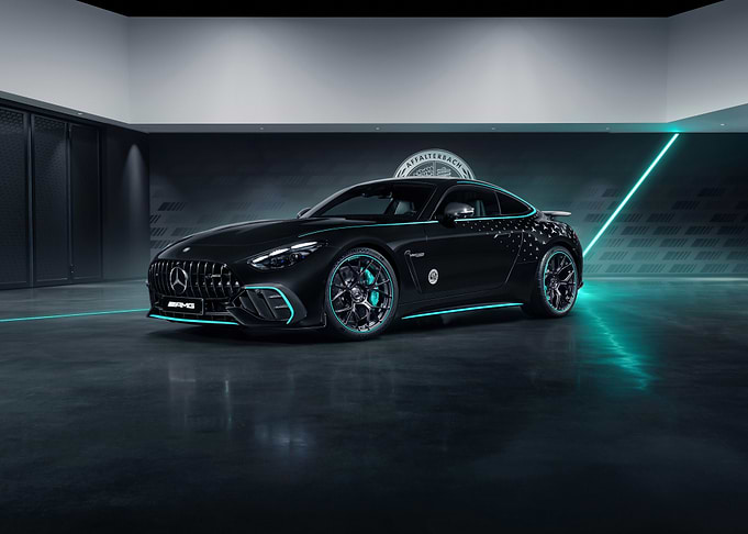 Black Mercedes-AMG GT