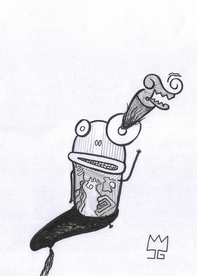 Whimsical Creature Illustration