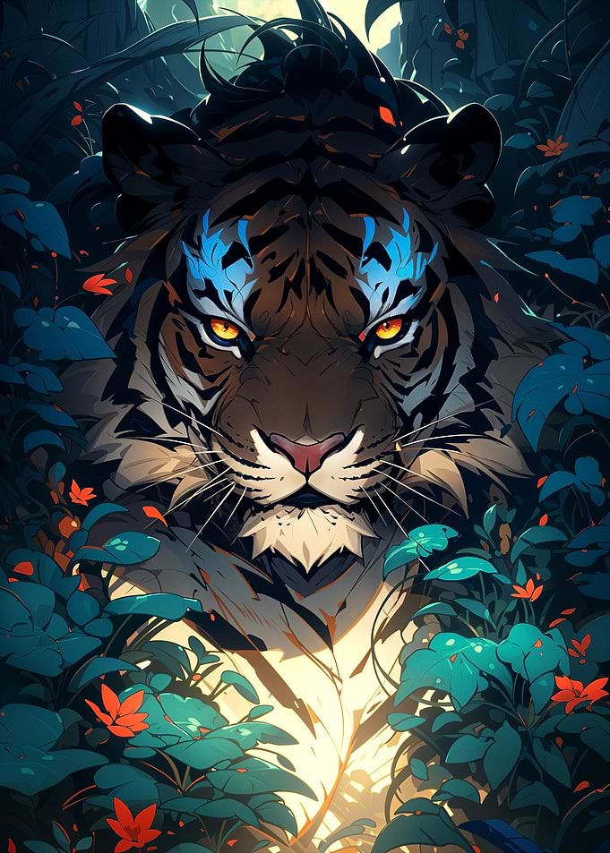 Tiger in the Jungle