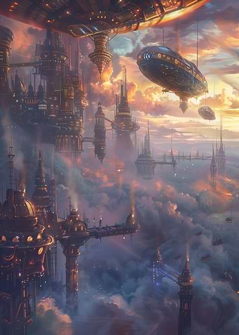 Futuristic Sky City