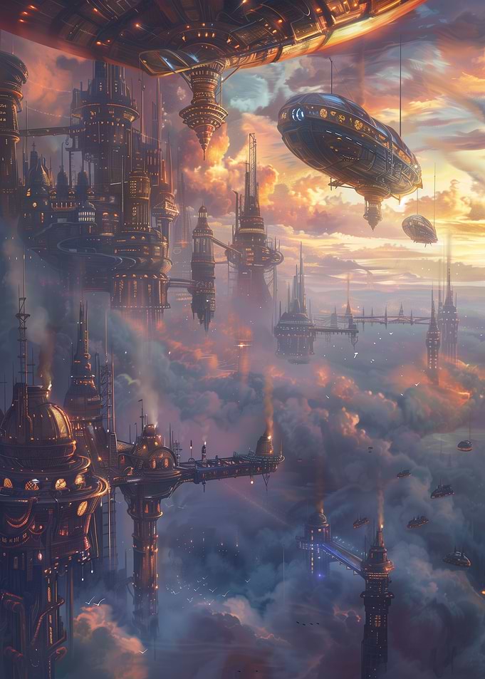 Futuristic Sky City