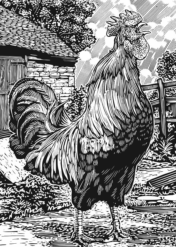 Rooster Illustration