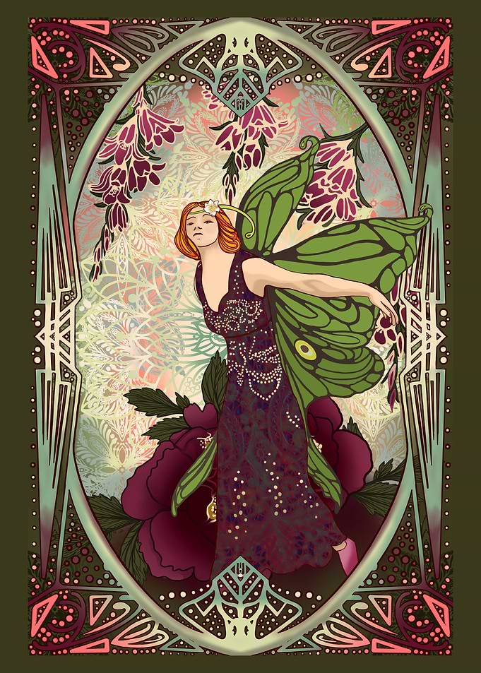 Art Nouveau Fairy