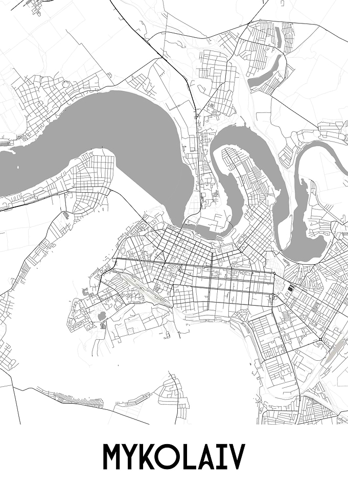 Mykolaiv City Map
