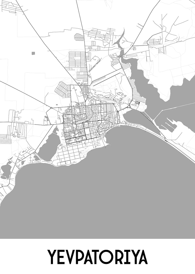 Yevpatoriya City Map