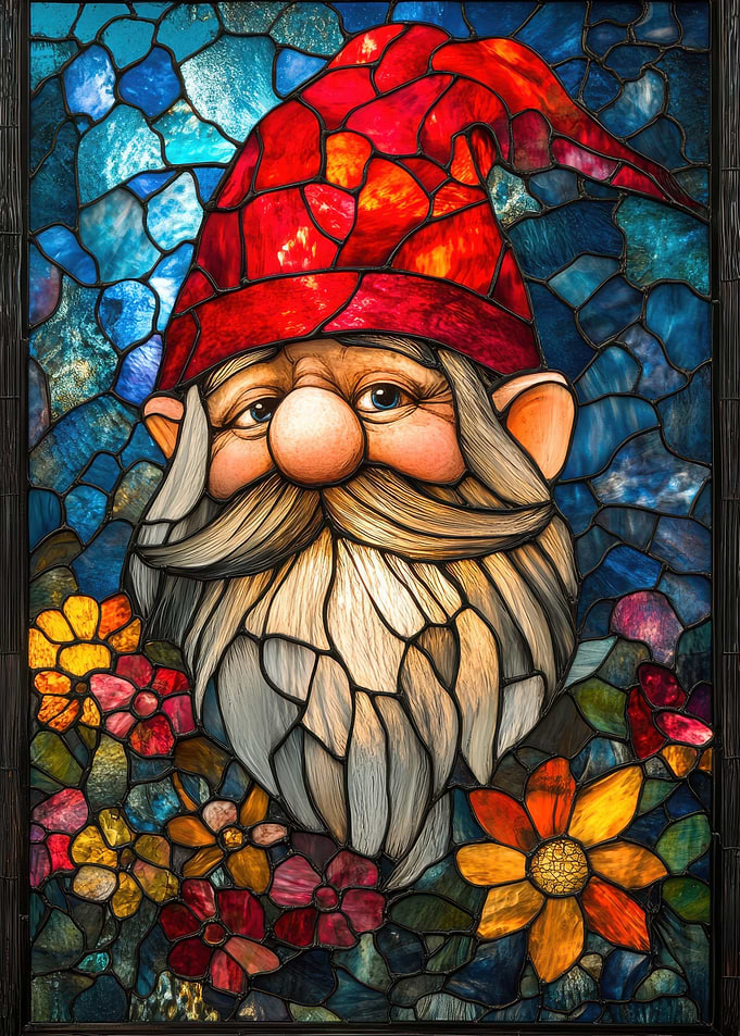 Stained Glass Gnome