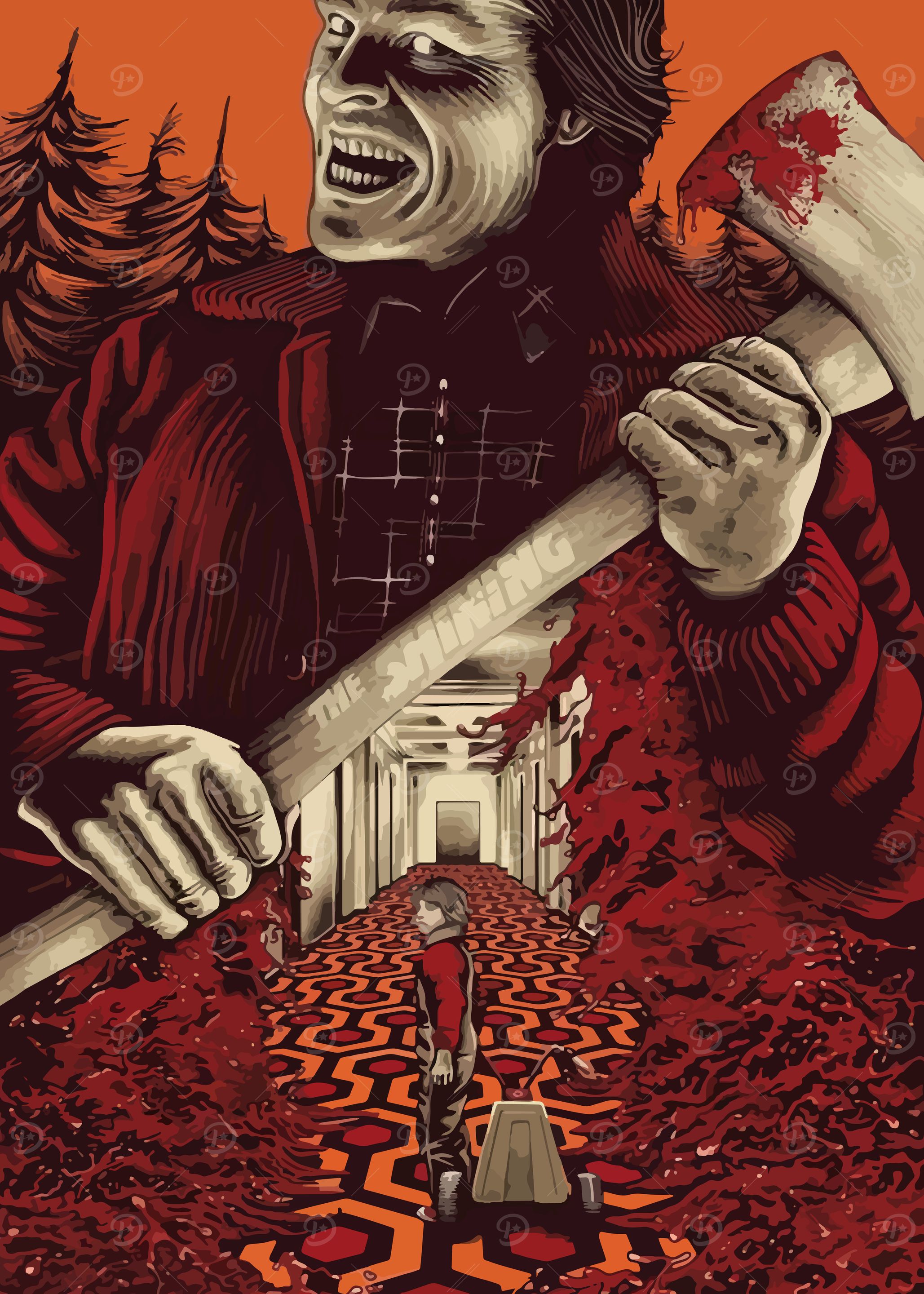 The Shining Horror Art