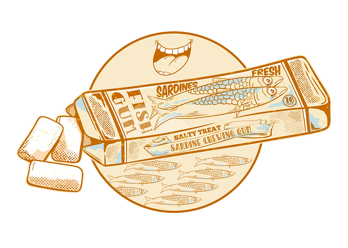 Sardine Chewing Gum