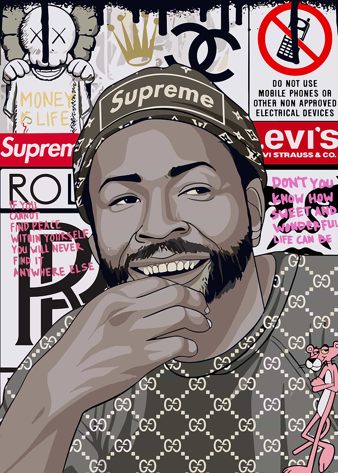 Marvin Gaye Pop Art