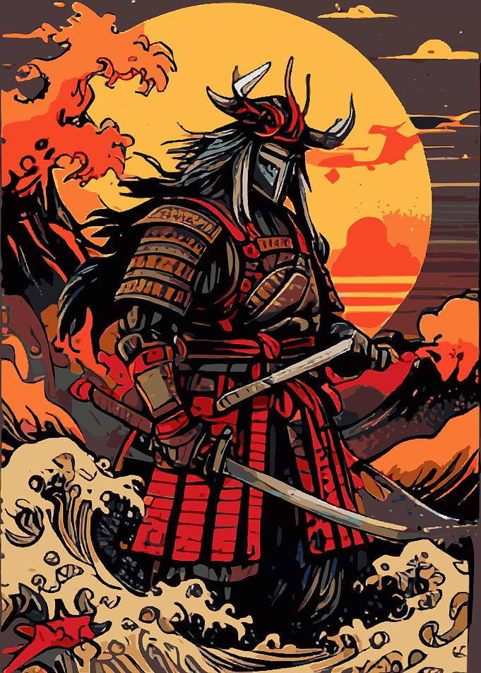 Samurai Warrior Art