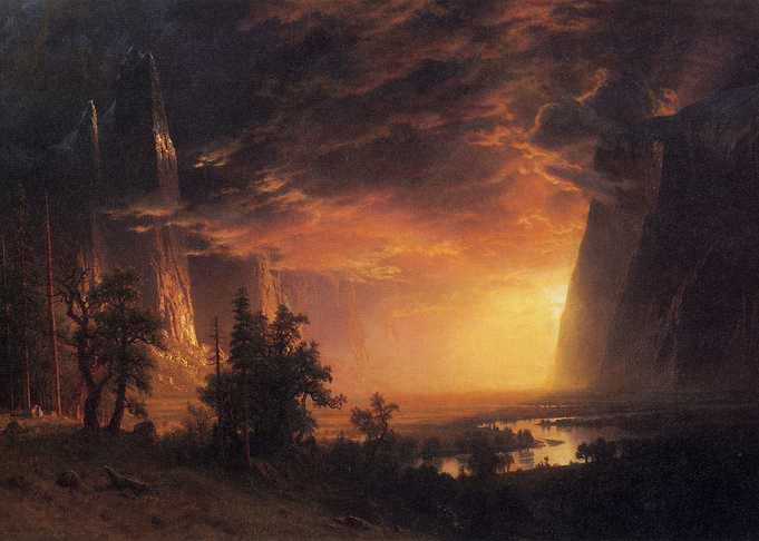 Sunset in the Valley