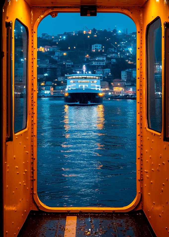 Ferry View at Dusk