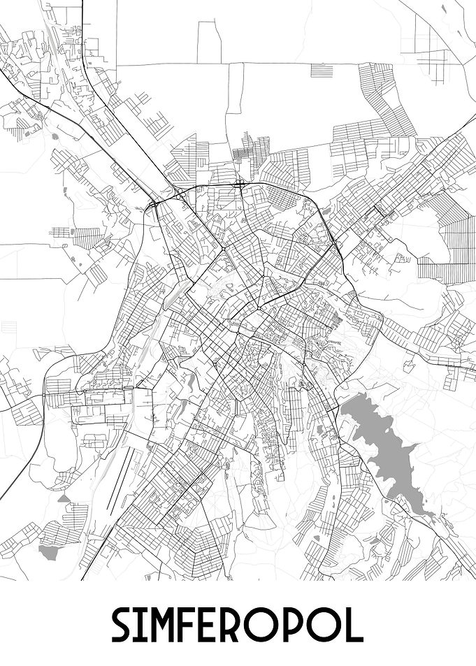 Simferopol City Map