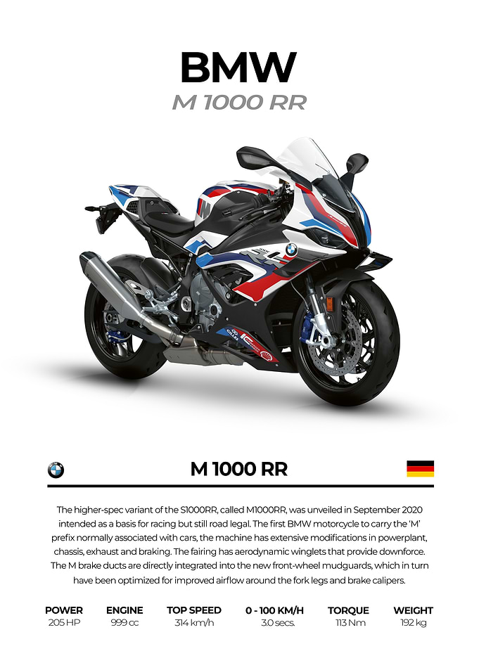 BMW M 1000 RR Motorcycle
