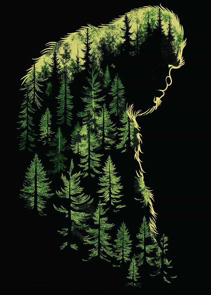 Bigfoot in the Woods