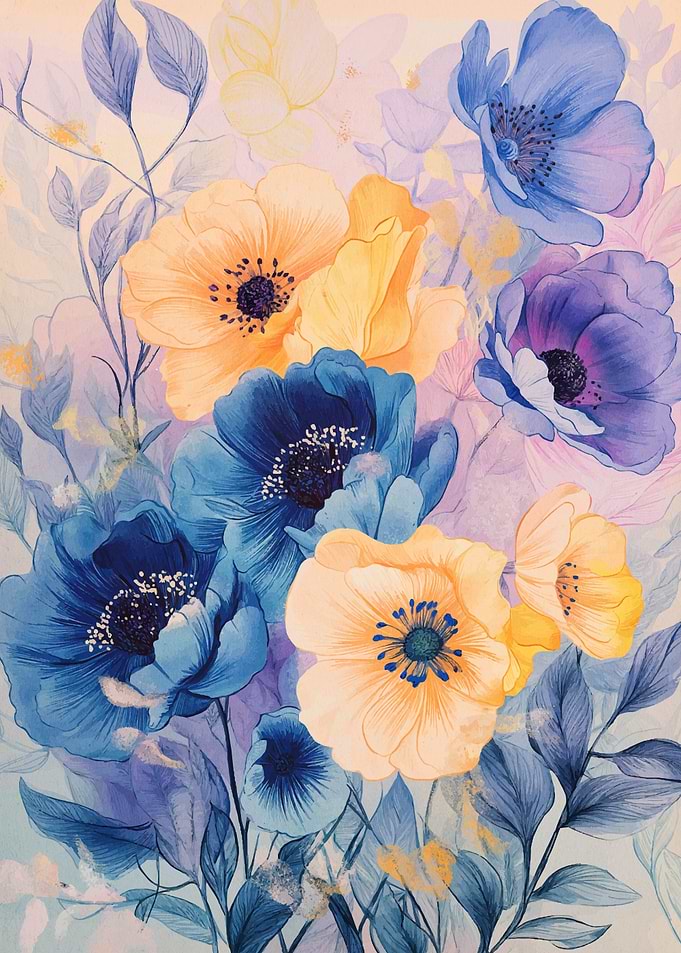 Watercolor Floral Bouquet