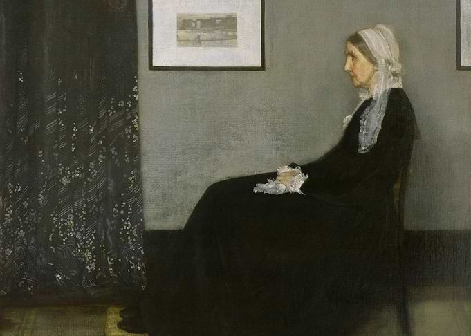 Woman in Black Dress