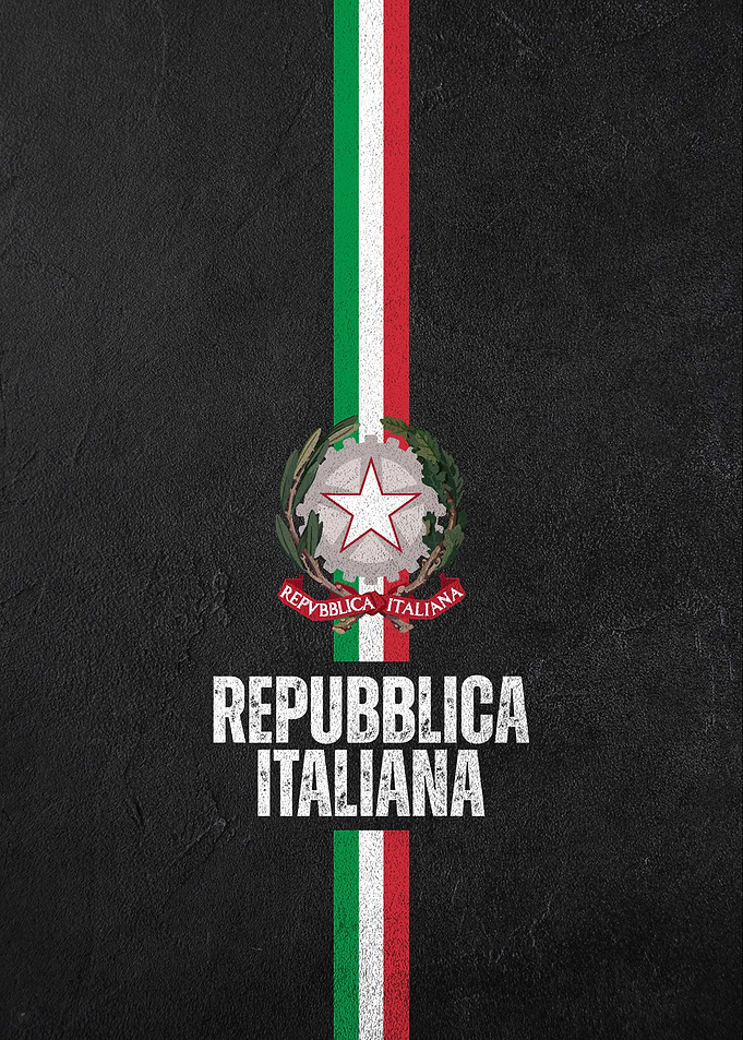 Italian Flag &amp; Coat of Arms
