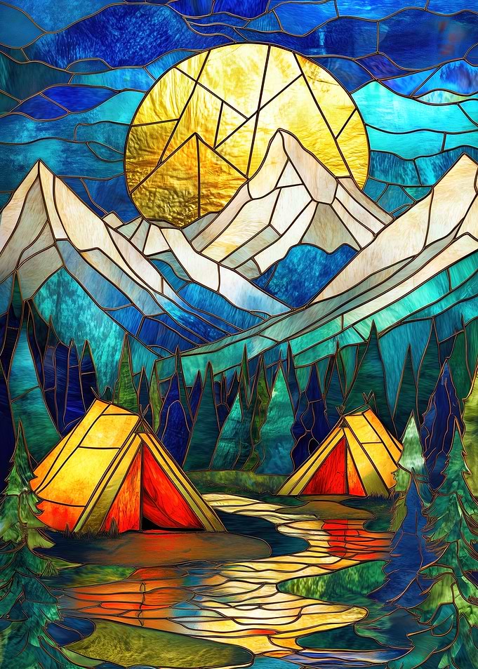 Mountain Camp Stained