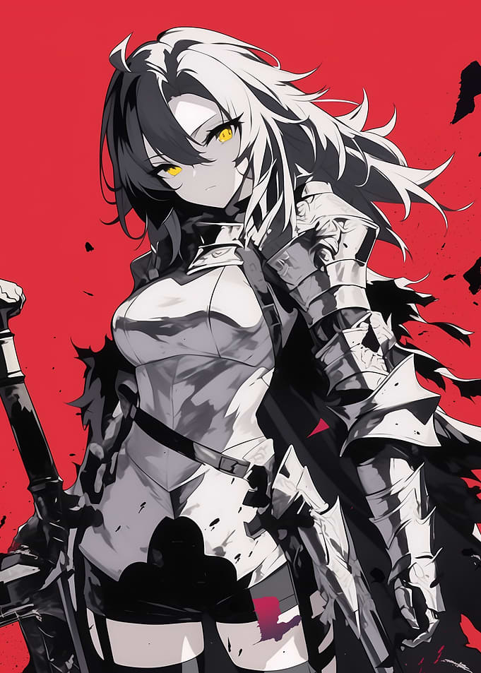 Anime Warrior Girl