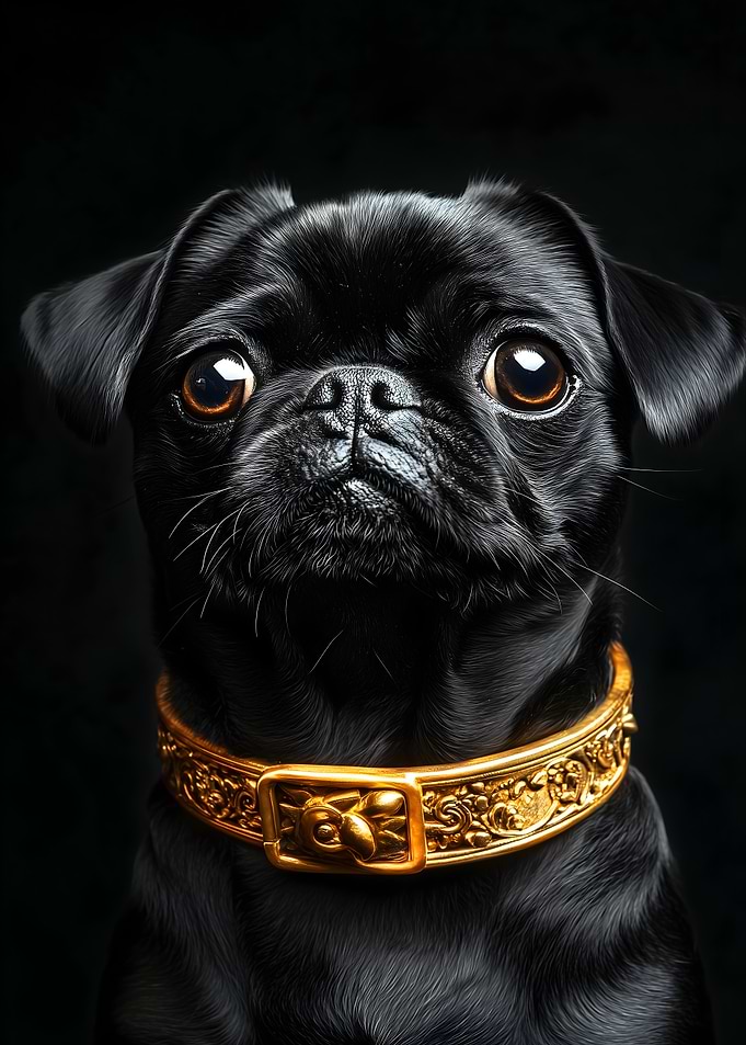 Black & Gold Pug