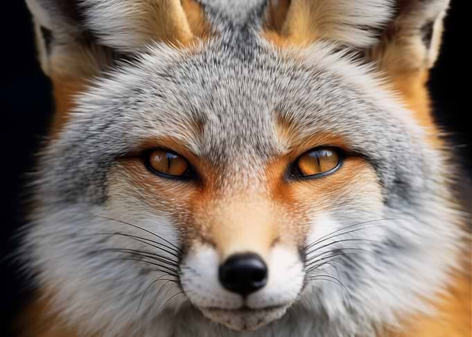 Close-up Fox Portrait