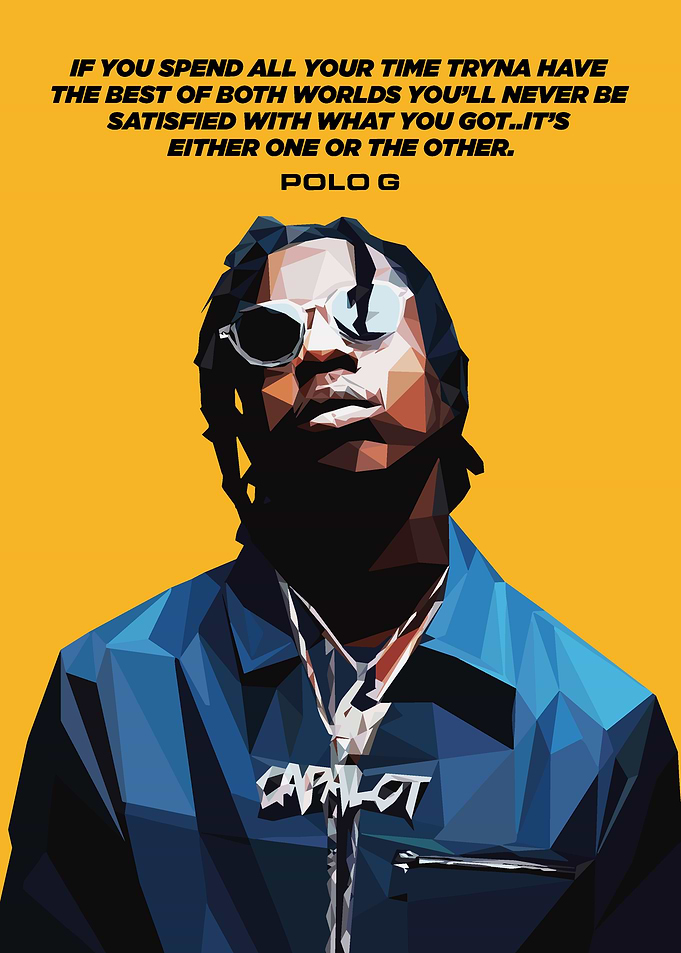 Polo G Quote Art