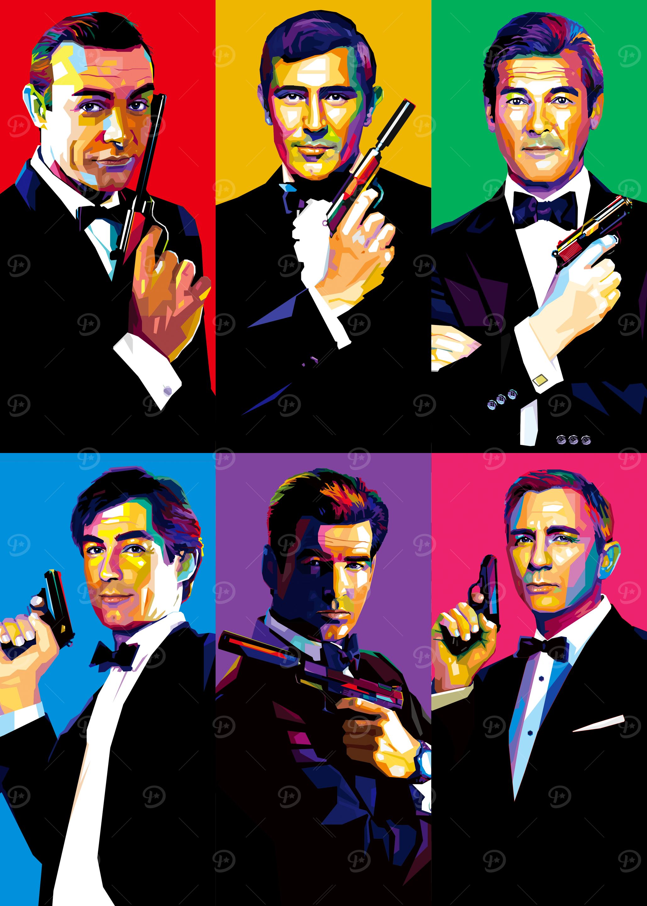 James Bond Pop Art