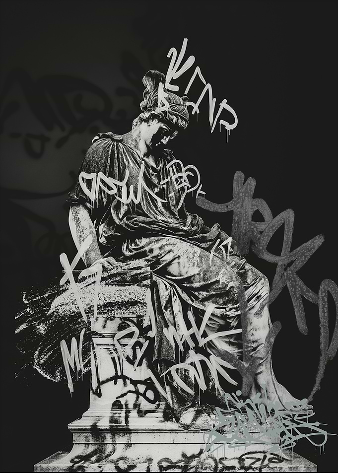 Graffiti Statue