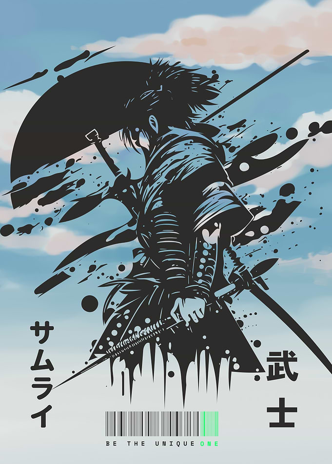 Samurai Warrior Art Print